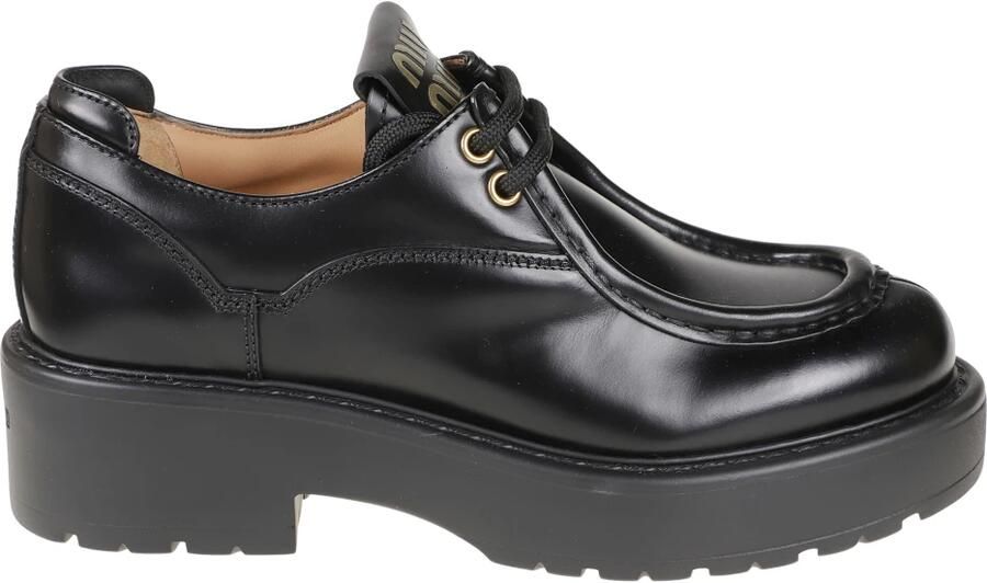 Miu Stijlvolle Schoenen voor Vrouwen Black Dames