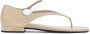 Miu Beige Patentleren Teenslippers - Thumbnail 1