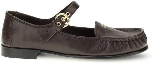 Miu Bos Taurus Slip-On Loafers
