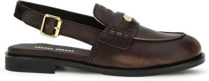 Miu Bos Taurus Slip-On Loafers