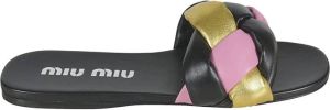 Miu Czarny Sandalen Stijlvol en Trendy Zwart Dames