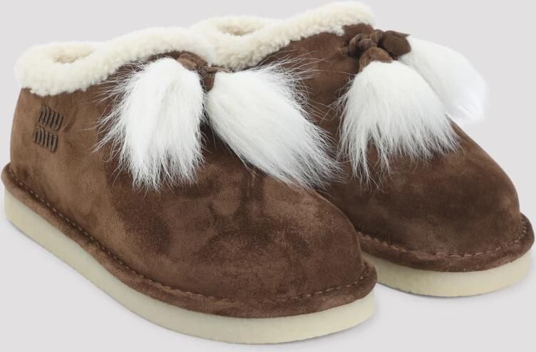 Miu Dames Schoenen Sandalen Bruin Aw25