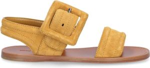 Miu Flat Sandals Beige Dames
