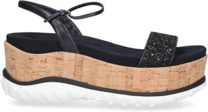 Miu Platte sandalen Zwart Dames