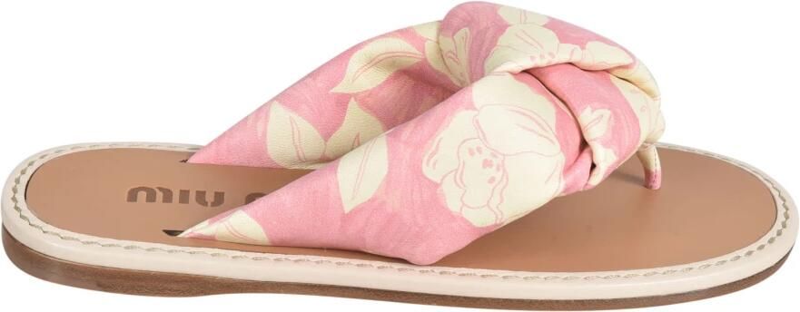 Miu Lichtroze Sandalen Pink Dames