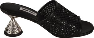 Miu High Heel Sandals Zwart Dames