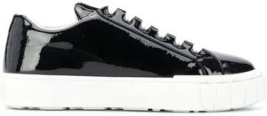 Miu Lakleren Sneakers Zwart Dames