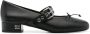 Miu Leren Ballerina Pumps met Strikdetail - Thumbnail 1