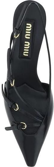 Miu Leren Kitten Heel Pumps - Foto 4