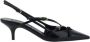 Miu Leren Kitten Heel Pumps met Bandjes Black Dames - Thumbnail 4