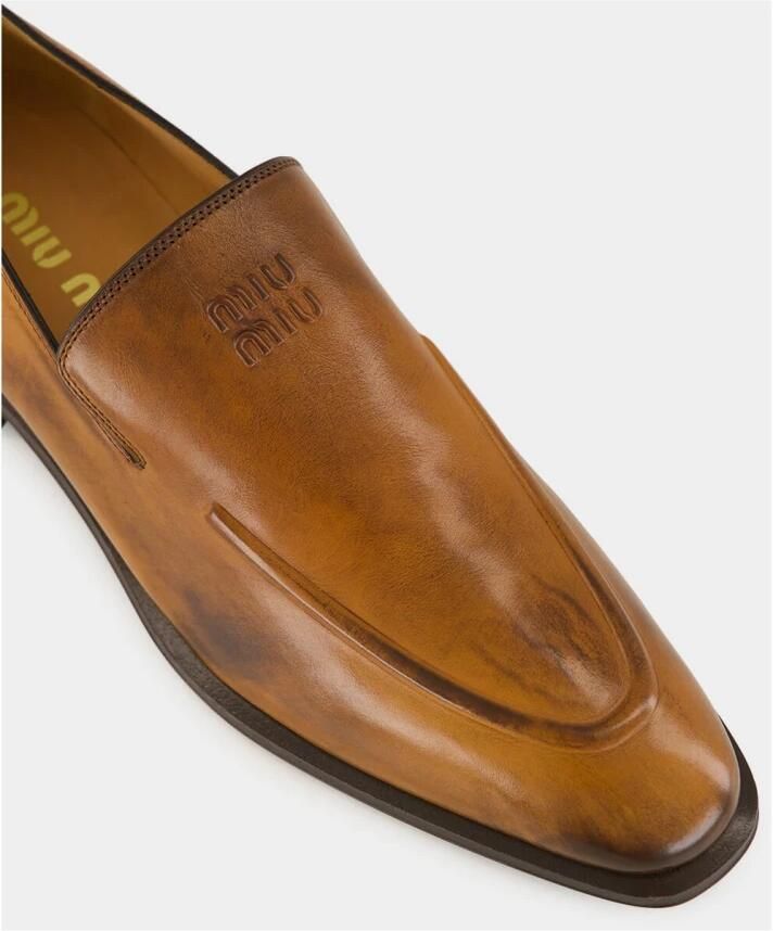 Miu Leren Loafers - Foto 2