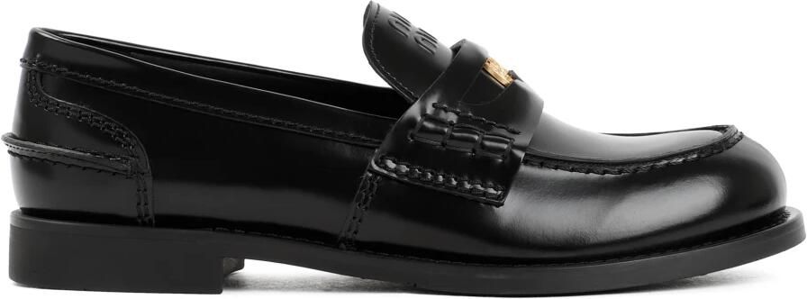 Miu Leren Penny Loafers - Foto 2