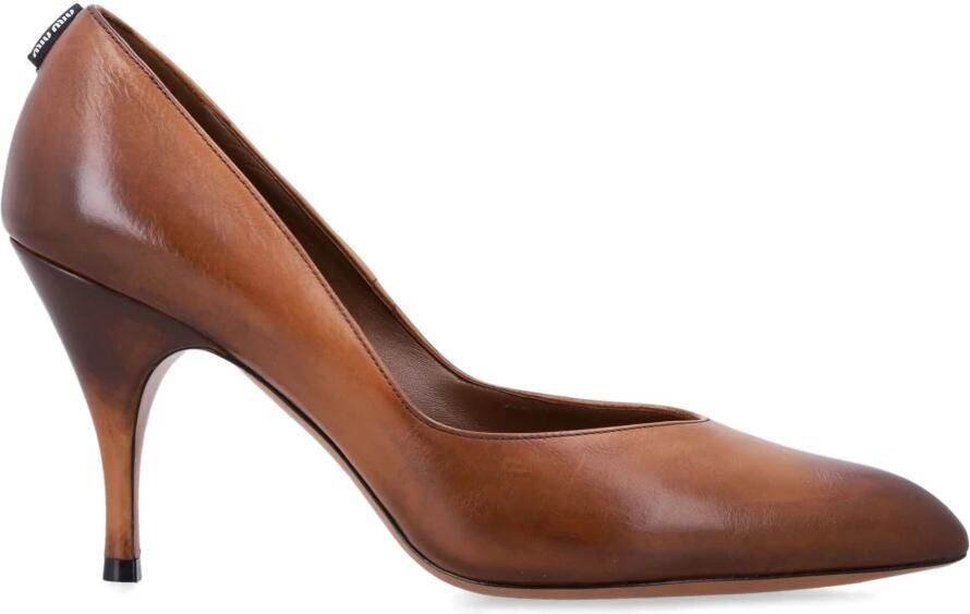 Miu Leren pumps