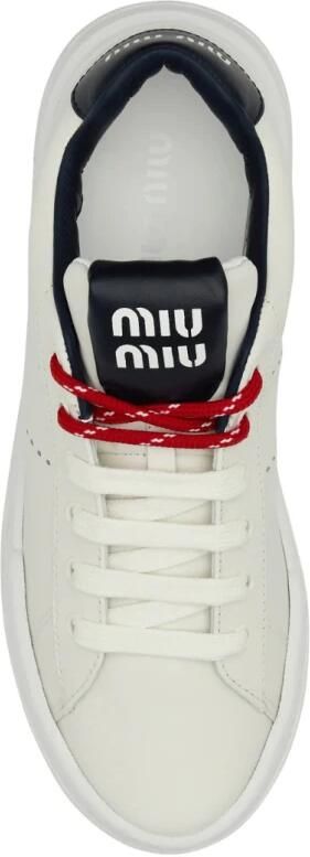 Miu Leren Sneakers - Foto 2