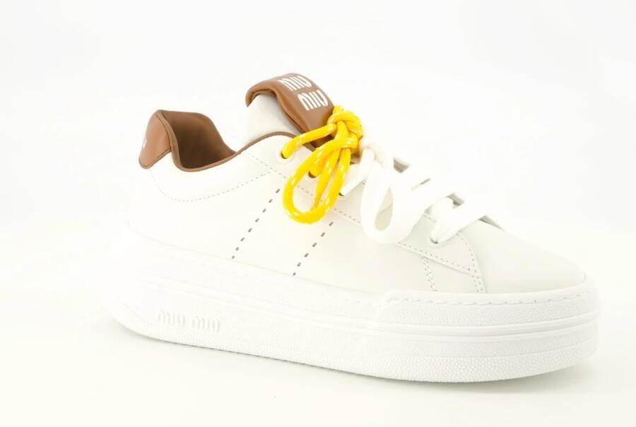 Miu Leren Sneakers - Foto 6