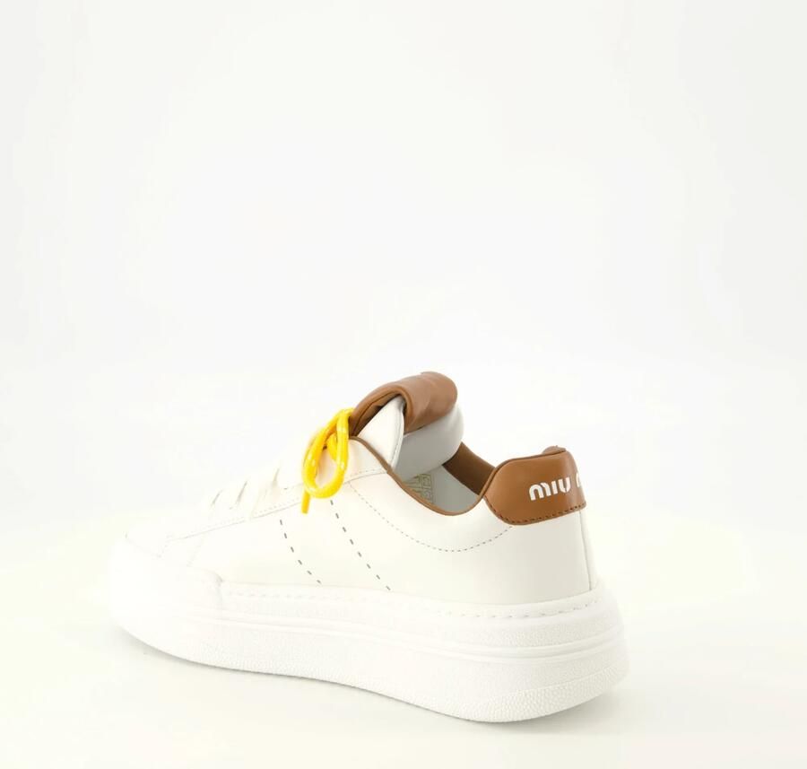 Miu Leren Sneakers - Foto 5