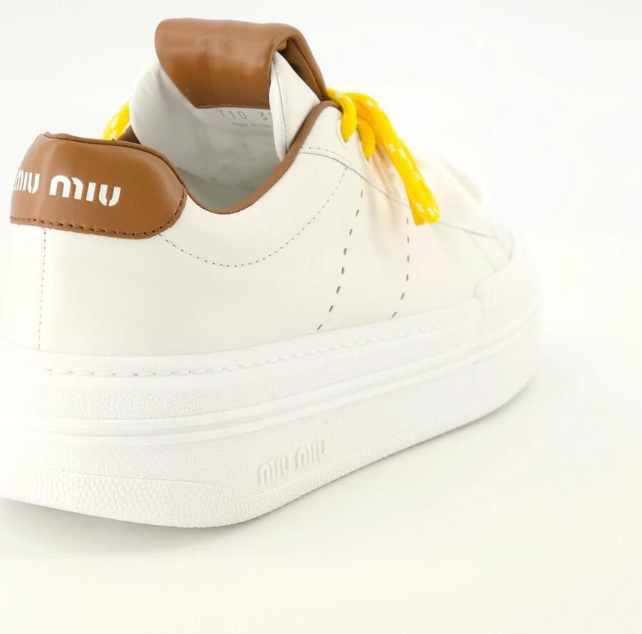 Miu Leren Sneakers - Foto 3
