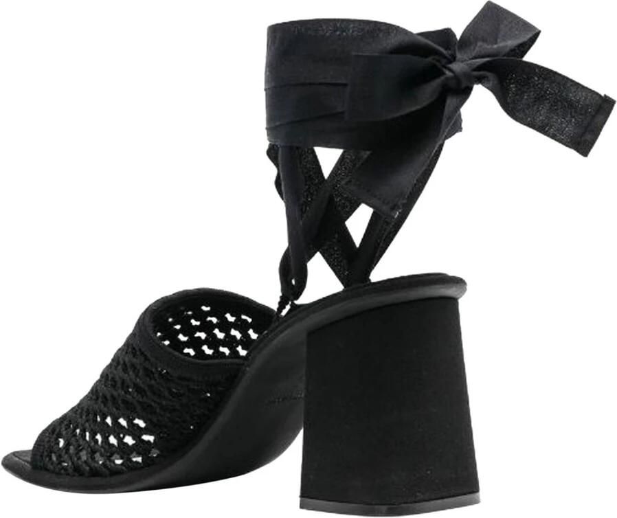 Miu Veterschoen Stoffen Sandalen Zwart Dames - Foto 2