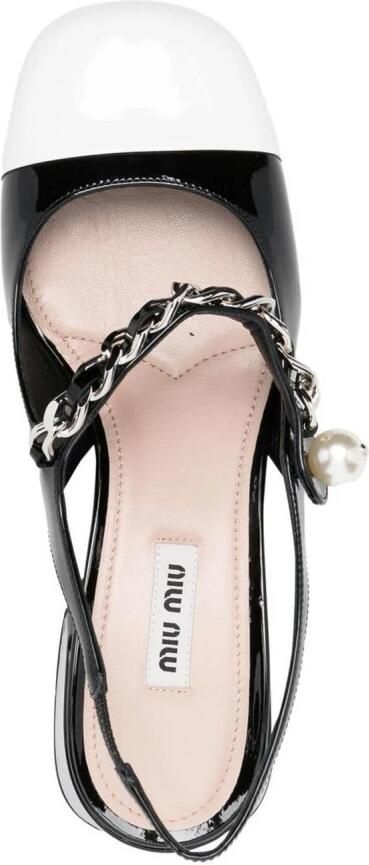 Miu Pearl Chain Slingback Pump - Foto 2