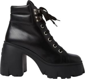 Miu Platform Veterschoenen Zwart Dames