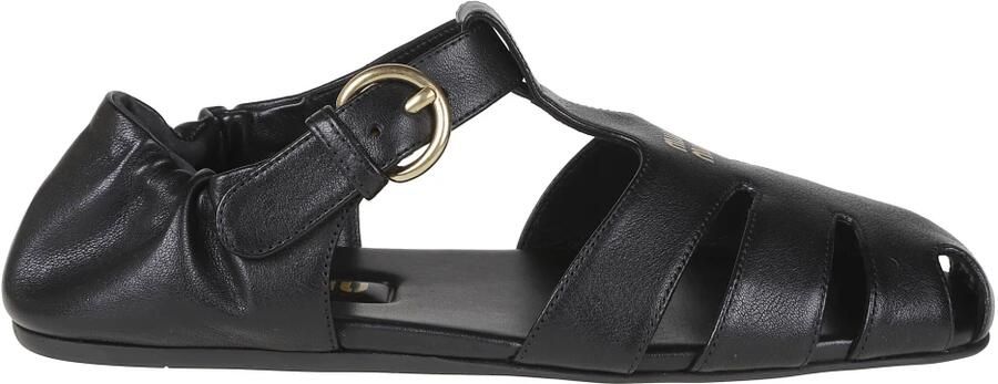 Miu Platte Sandalen