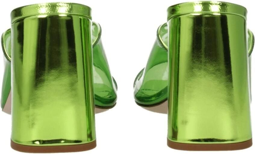 Miu Groene Plexiglas Sandaal Casual Stijl