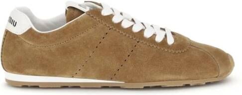Miu Plume Suède Sneakers