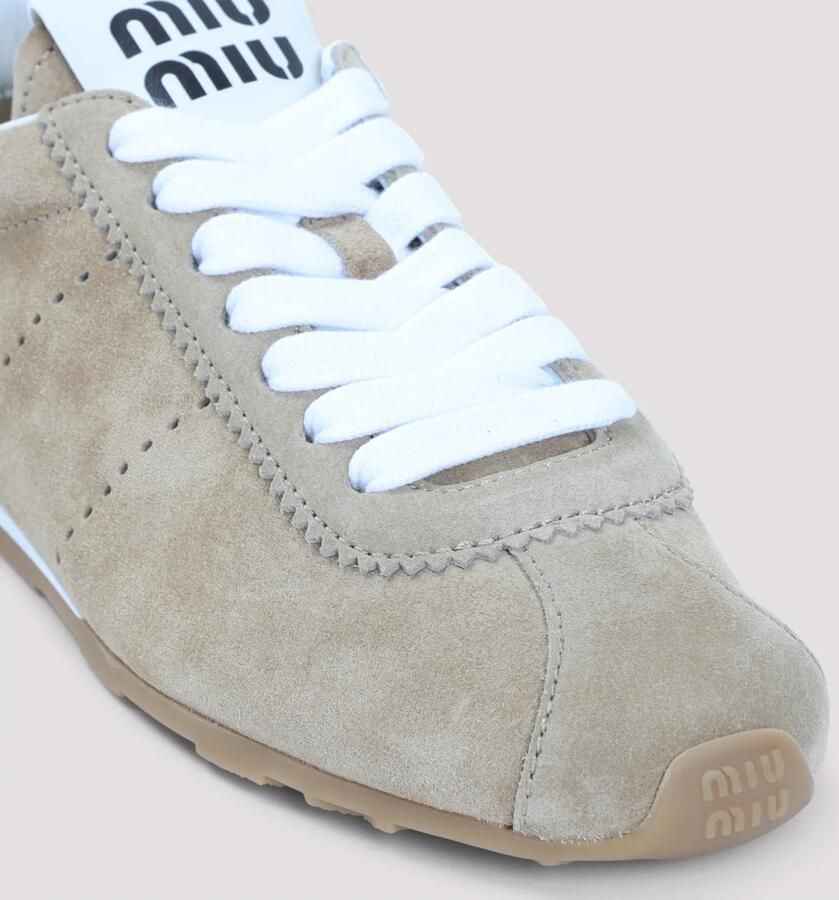 Miu Low-Top Sneakers Desert Suede Sneaker in beige - Foto 2
