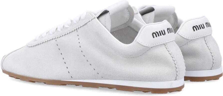 Miu Plume Suede Sneakers - Foto 2