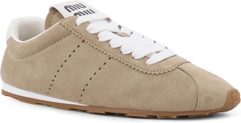 Miu Low-Top Sneakers Desert Suede Sneaker in beige - Foto 2