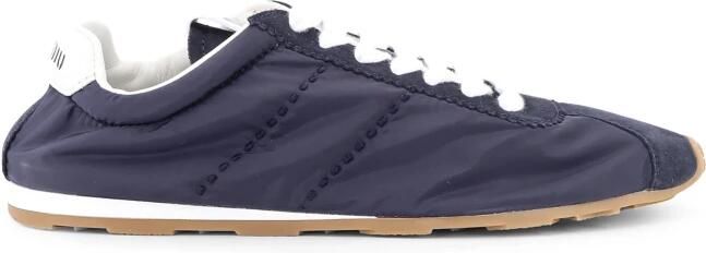 Miu Plume Technische Stof En Suède Sneakers