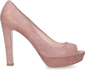 Miu Pompt hagedis leer Beige Dames
