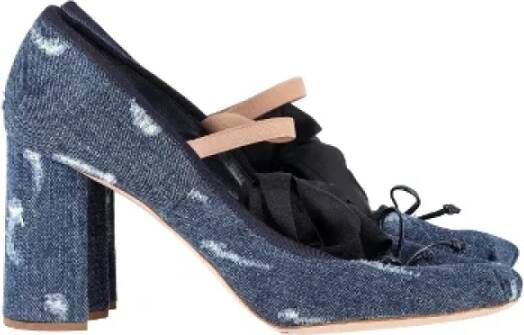 Miu Pre-owned Denim heels Blue Dames