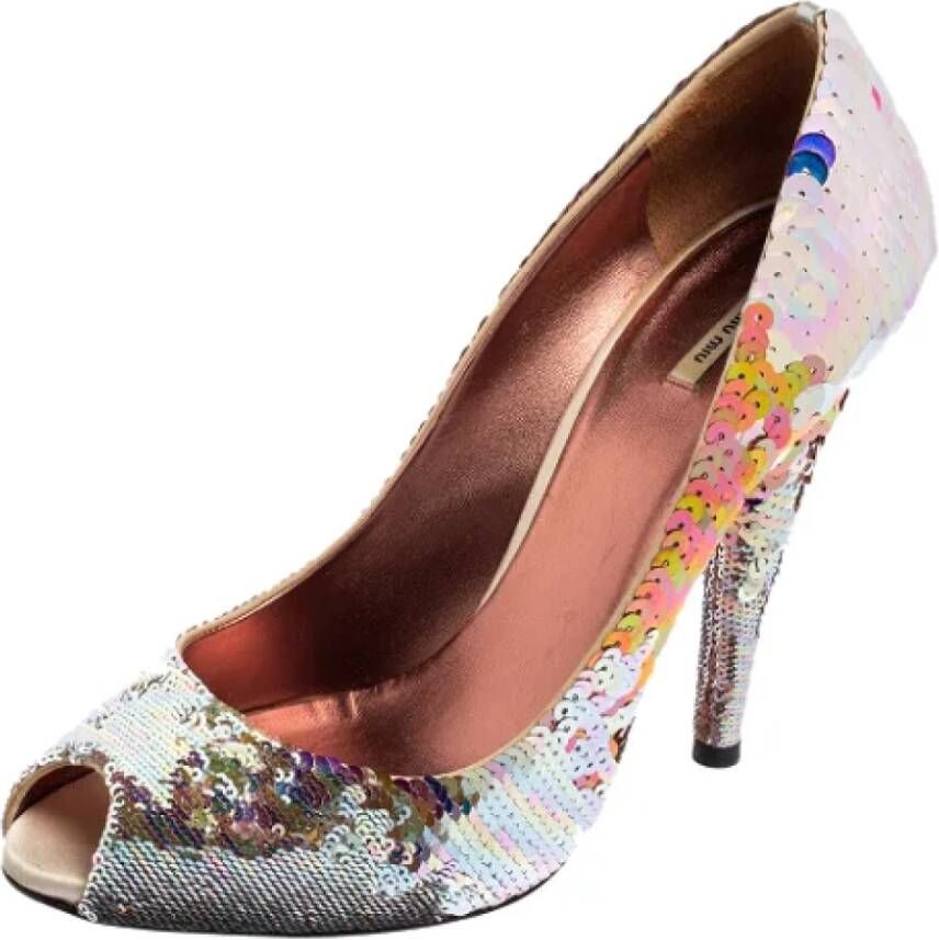Miu Pre-owned Fabric heels Multicolor Dames