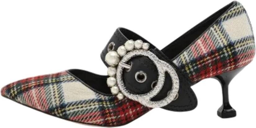 Miu Pre-owned Fabric heels Multicolor Dames