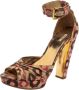 Miu Pre-owned Fabric sandals Multicolor Dames - Thumbnail 1