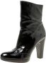 Miu Pre-owned Leather boots Black Dames - Thumbnail 1