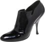 Miu Pre-owned Leather boots Black Dames - Thumbnail 1