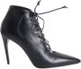 Miu Pre-owned Leather boots Black Dames - Thumbnail 1
