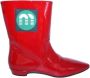 Miu Pre-owned Leather boots Red Dames - Thumbnail 1