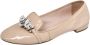 Miu Pre-owned Leather flats Beige Dames - Thumbnail 1