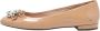 Miu Pre-owned Leather flats Beige Dames - Thumbnail 1
