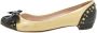Miu Pre-owned Leather flats Yellow Dames - Thumbnail 1