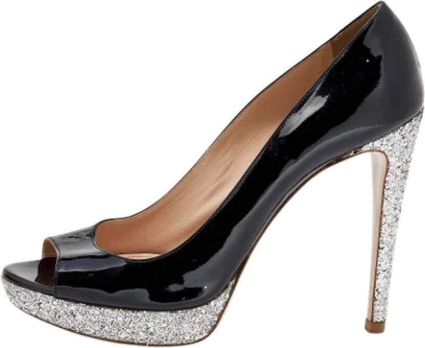 Miu Pre-owned Leather heels Black Dames