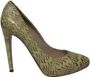Miu Pre-owned Leather heels Green Dames - Thumbnail 1
