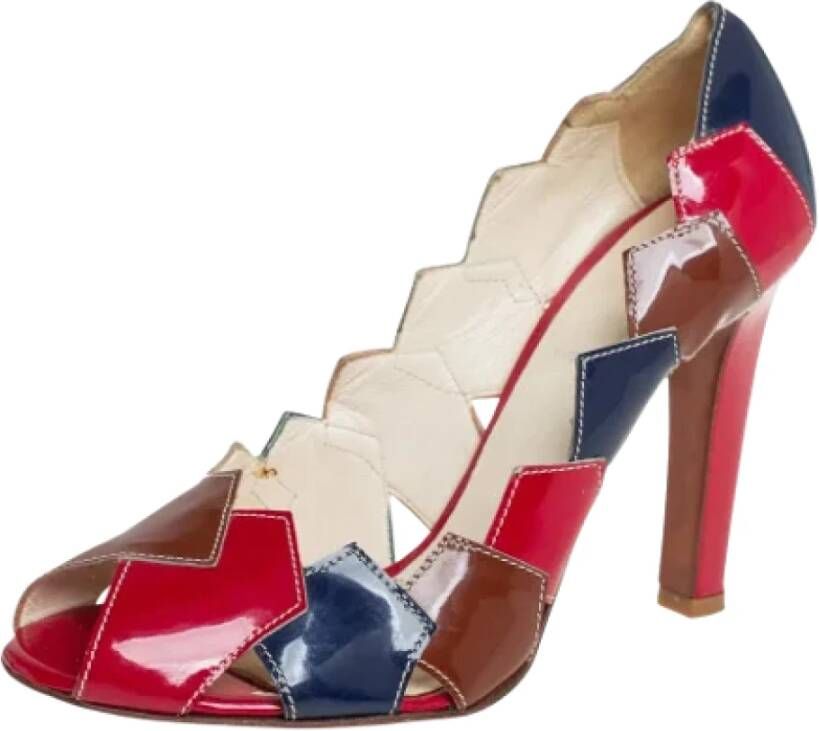 Miu Pre-owned Leather heels Multicolor Dames