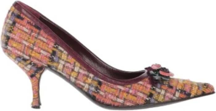 Miu Pre-owned Leather heels Multicolor Dames