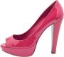 Miu Pre-owned Leather heels Pink Dames - Thumbnail 1