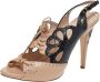 Miu Pre-owned Leather sandals Beige Dames - Thumbnail 1