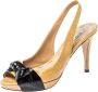 Miu Pre-owned Leather sandals Beige Dames - Thumbnail 1